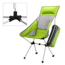 Yahill New Design Extended Portable Ultralight Collapsible Moon Leisure Camping Chair With Carrying Bag For Outd Camping Furniture Camping Chair Camping Chairs