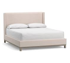4.8 out of 5 stars. Jake Upholstered Platform Bed With Wood Legs Pottery Barn