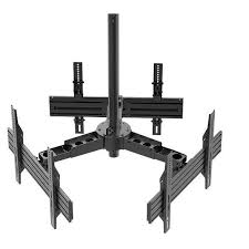 Monoprice Triple Sided Ceiling Tv Mount Bracket For Tvs 32 To 65 Inches Max Weight 66lbs Per Screen Target In 2020 Mounted Tv Tv Hanging From Ceiling Ceiling Tv