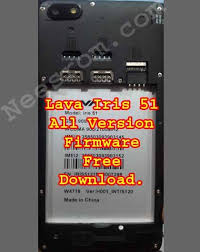 Lava Iris 51 Firmware Flash File All Version Without Password Download Firmware Lava Android Smartphone