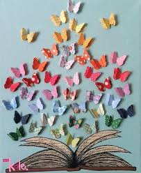 Door Decoration For Grade 1 Class School Library Decor Library Decor Butterfly Decorations