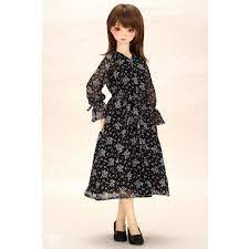 chiffon one piece set black volks official dollfie online store ワンピース ドレスのデザイン シフォン