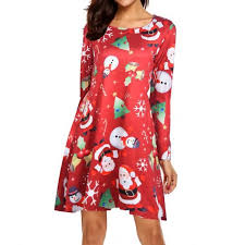 Maybe you would like to learn more about one of these? Exquisgift Les Femmes De Noel Robe De Noel Manches Longues De Santa Outfit Robe De Noel Confortable Evase Rouge Rouge Rouge Cdiscount Pret A Porter