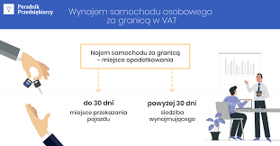 Wynajem samochodu osobowego za granicą KPiR a VAT