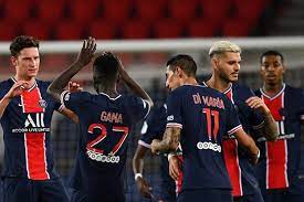 K.navas, marquinhos, a.florenzi, p.kimpembe, m.bakker, m.verratti, l.paredes, j.draxler, m.icardi, k.mbappe, neymar angers. Hasil Angers Vs Psg Les Parisiens Menang Meski Tanpa Pochettino Halaman All Kompas Com