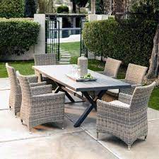 Wrought iron is also a material that can withstand a hot, humid climate with. Cool And Contemporary Wicker Patio Furniture Clearance Home Depot Made Easy Patio Dining Furniture Garden Furniture Sets Outdoor Patio Table