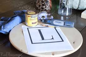 Ikea Hack Monogrammed Lazy Susan Real Housemoms Diy Lazy Susan Diy Serving Tray Lazy Susan