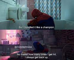 Movie Quotes On Instagram Spider Man Into The Spider Verse 2018 Spider Man Quotes Spider Verse Movies Quotes Scene