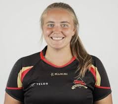 Audrey Paulin Rouge et Or Rugby