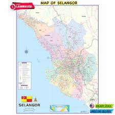 If necessary, scale the map, or choose a map from another provider (currently there are five available. Map Of Selangor 36 X 48 88 9cm X 120cm Lazada