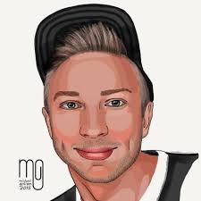 Digital portrait drawing