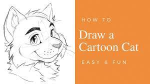 This video is heavily edited and some parts are sped up, so i. How To Draw A Furry Cartoon Cat Face Easy Youtube