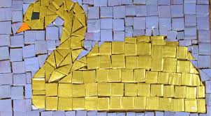Learn how to draw mosaic patterns pictures using these outlines or print just for coloring. Recycled Mosaic Tiles Art Lesson Happy Family Art
