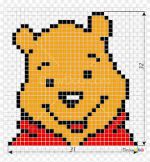 Trace dolphin using the wood shape as a template onto two different pieces of scrapbook paper and cut out. How To Draw Winnie The Pooh Pixel Cartoons Dolphin Hama Bead Pattern Clipart 2188837 Pikpng