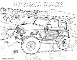 Free printable coloring pages to print for kids. Jeep Coloring Pages Novocom Top