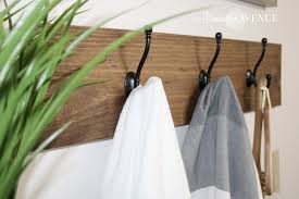 Ideas for bathroom towel rack, if you have access to an old tree or tree branches fall down in your garden, use one of them instead. Diy Towel Rack Remington Avenue