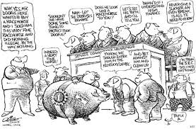 Image result for Pigs at the Trough