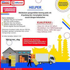 Sebuah perusahaan media digital yang sedang berkembang . Lowongan Kerja Helper Gudang Pt Sumber Alfaria Trijaya Alfamart Rembang Lowongan Rembang