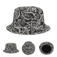 Aliexpress Com Buy New Design Fashion Leaf Print Cotton Bucket Cap Sunbonnet Chapeau Touca Cap Bucke Black Bucket Hat White Baseball Cap Designer Bucket Hats