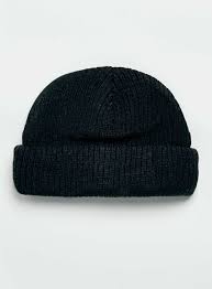 Black Roll Beanie Rolled Beanie Beanie Topman