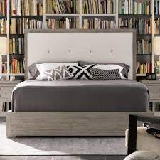 Perreault Upholstered Panel Bed Upholstered Panel Bed Furniture Fabric Upholstered Bed