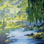 Monet Inspired Weeping Willow