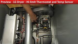 This test should be used for factory test/service test. Lg Dryer Hi Limit Thermostat And Temp Sensor Youtube