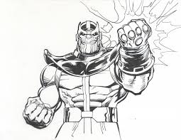 Draw and color the avengers superheroes color pages iron man bat man captain america hulk spider man. Thanos Coloring Pages Free Printable Coloring Pages For Kids