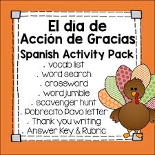 Peppermint patty invites herself and her friends over to charlie brown's for thanksgiving, and with linus, snoopy, and woodstock, he attempts to throw together a thanksgiving dinner. Dia De Accion De Gracias Spanish Activities For Thanksgiving Tpt