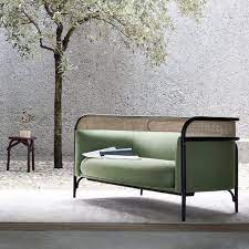 Targa 2 Seat Sofa In Green Contemporary Sofa Design Sofa Design Furniture