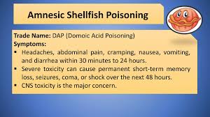 Image result for Amnesic Shellfish Poisoning