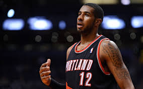 Lamarcus aldridge of the portland trail blazers on offense looking for the ball. Lamarcus Aldridge L A King Canada Canadian Basketball Nba Ncaa Fiba Hs U Sports