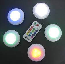 5 Pack Wireless Remote Morphing Led Lights