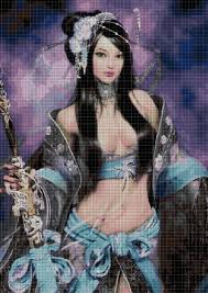 Maybe you would like to learn more about one of these? Fantasy Warrior Woman Cross Stitch Pattern In Pdf Dmc