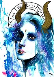 Zodiac Sign Taurus Art By Gabi Xavier Taurus Art Zodiac Signs Taurus Taurus Constellation Tattoo