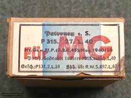 When i get several hundred of the same load i'll put them in an ammo can and label it rather than do every individual box. Wwii Ww2 German 8mm Mauser Rifle Ammunition Fur Mg 1940 Ordnance Code 25