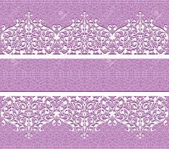 Horizontal layout use hexagon pattern. Floral Purple Vector Seamless Lace Pattern With Flowers Lace Royalty Free Cliparts Vectors And Stock Illustration Image 10723700
