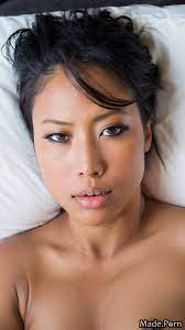 Porn image of woman nude black hair indifferent look amateur japanese tall  created by AI