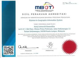 Malaysia board of technologists is abbreviated as mbot. Gis Has Been Recognized Under The Mbot Geomatika