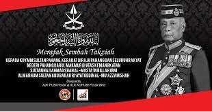 Antara paparan berita penting, mantan sultan pahang, sultan ahmad syah mangkat, pdrm kesan dan buru jho low, 20 maut. Sultan Pahang Mangkat Archives Pubi Perak
