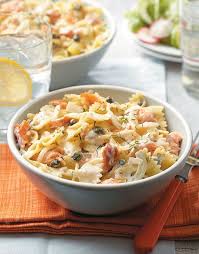 Smoked Salmon Pasta Recipe Smoked Salmon Pasta Smoked Salmon Recipes Pasta Salad Salmon