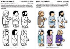 Jesus heals blind bartimaeus coloring page from jesus mission period category. Sunday School Crafts For Blind Bartimaeus Bible Crafts And Activities