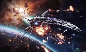 Attack Ships On Fire Off The Shoulder Of Orion Alphamecha Spaceship Art Science Fiction Art Concept Art World