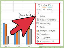 How To Add Titles To Graphs In Excel 8 Steps With Pictures