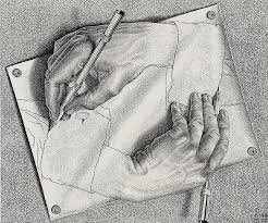 Classic Mc Escher Tekenen 1met Handen 948 Escher Art Escher Drawings Escher Drawing Hands