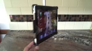 kitchen ipad undercabinet mount youtube