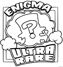 Print coloring pages & activities for kids. Superzings Enigma Ultra Rare Coloring Pages Printable