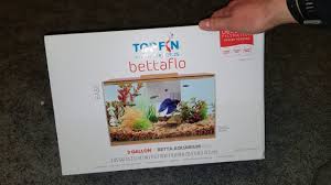 | top fin bettaflo aquarium 3.5 gallon (13.2l) (no light, no filter). Top Fin Bettaflo Ease Unboxing Elegant Betta Tank Youtube