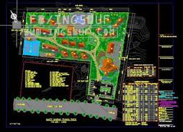 خربشات مهندس مخطط تهئية منتجع سياحي في منطقة منتجعات اوتوكاد Dw Architecture Presentation Architecture Plan Autocad