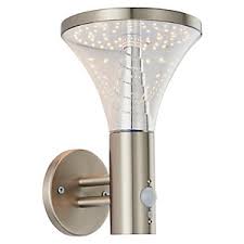 Lantern solar outdoor light fixtures. Saxby Toko Brushed Stainless Steel Solar Wall Light Wickes Co Uk